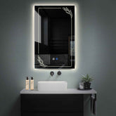 Espejo LED Vertical | Botones táctiles | Función antivaho | Luz blanca neutra - Reyze Seria Good Vibes Model 1