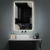 Espejo LED Vertical | Botones táctiles | Función antivaho | Luz blanca neutra - Reyze Seria Good Vibes Model 7