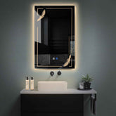 Espejo LED Vertical | Botones táctiles | Función antivaho | Luz blanca cálida - Reyze Seria Good Vibes Model 2