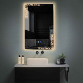 Espejo LED Vertical | Botones táctiles | Función antivaho | Luz blanca cálida - Reyze Seria Good Vibes Model 4