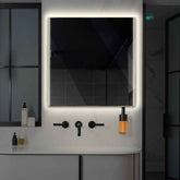 Espejo LED Cuadrado | Control por interruptor de pared | Luz blanca neutra - Reyze Seria Edge Model 7