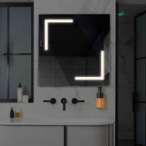 Espejo LED Cuadrado | Control por interruptor de pared | Luz blanca neutra - Reyze Seria Salono Model 3