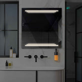 Espejo LED Cuadrado | Control por interruptor de pared | Luz blanca neutra - Reyze Seria Salono Model 7