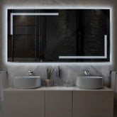 Espejo LED Rectangular | Control por interruptor de pared | Luz blanca fría - Reyze Seria Minimal Model 2