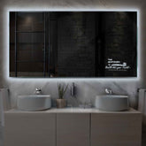 Espejo LED Rectangular | Control por interruptor de pared | Luz blanca fría - Reyze Seria Motivated Model 3