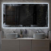 Espejo LED Rectangular | Control por interruptor de pared | Luz blanca fría - Reyze Seria Simetria Model 8