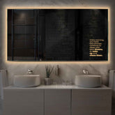 Espejo LED Rectangular | Control por interruptor de pared | Luz blanca cálida - Reyze Seria Motivated Model 2