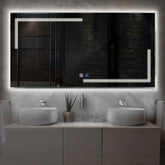 Espejo LED Rectangular | Botones táctiles | Función antivaho | Luz blanca neutra - Reyze Seria Minimal Model 2