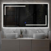 Espejo LED Rectangular | Botón táctil | Luz blanca neutra - Reyze Seria Minimal Model 2