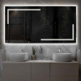 Espejo LED Rectangular | Control por interruptor de pared | Luz blanca neutra - Reyze Seria Minimal Model 2