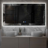 Espejo LED Rectangular | Botones táctiles | Función antivaho | Luz blanca neutra - Reyze Seria Simetria Model 8