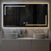 Espejo LED Rectangular | Botones táctiles | Función antivaho | Temperatura de color ajustable - Reyze Seria Minimal Model 2