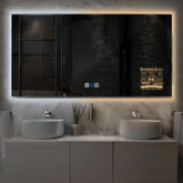 Espejo LED Rectangular | Botones táctiles | Función antivaho | Temperatura de color ajustable - Reyze Seria Motivated Model 5