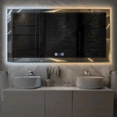 Espejo LED Rectangular | Botones táctiles | Función antivaho | Temperatura de color ajustable - Reyze Seria Simetria Model 2