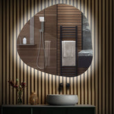 Espejo LED Asimétrico | Control por interruptor de pared | Luz blanca fría - Reyze Seria Ambient Model 1