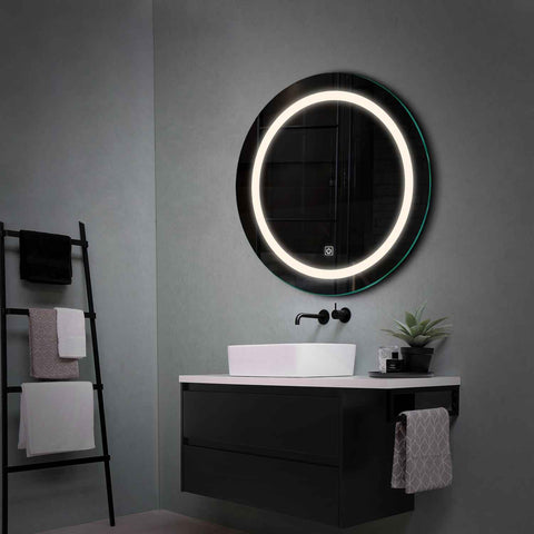 Espejo LED Redondo | Botón táctil | Luz blanca neutra - Reyze Seria Salono Model 1