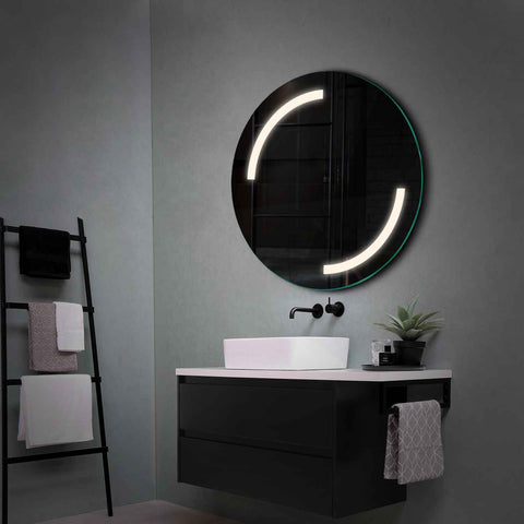 Espejo LED Redondo | Control por interruptor de pared | Luz blanca neutra - Reyze Seria Salono Model 3