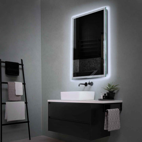 Espejo LED Vertical | Control por interruptor de pared | Luz blanca fría - Reyze Seria Edge Model 1