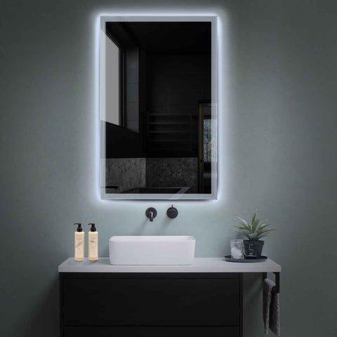 Espejo LED Vertical | Control por interruptor de pared | Luz blanca fría - Reyze Seria Edge Model 1