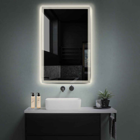 Espejo LED Vertical | Control por interruptor de pared | Luz blanca neutra - Reyze Seria Edge Model 1
