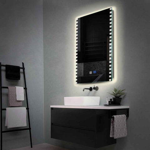 Espejo LED Vertical | Botones táctiles | Función antivaho | Luz blanca neutra - Reyze Seria Edge Model 6