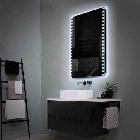 Espejo LED Vertical | Control por interruptor de pared | Luz blanca fría - Reyze Seria Edge Model 6