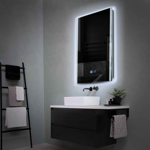 Espejo LED Vertical | Botones táctiles | Función antivaho | Luz blanca fría - Reyze Seria Edge Model 7