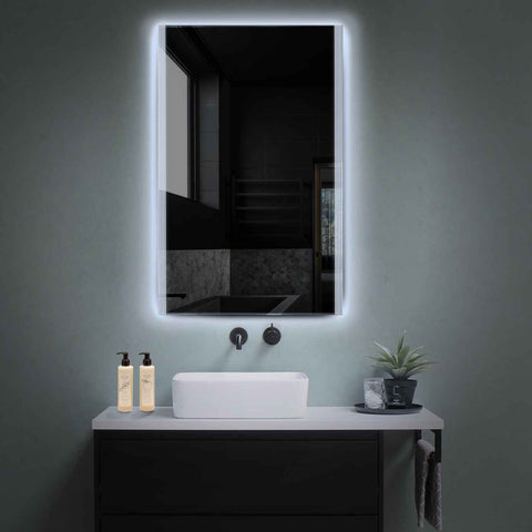 Espejo LED Vertical | Control por interruptor de pared | Luz blanca fría - Reyze Seria Edge Model 7