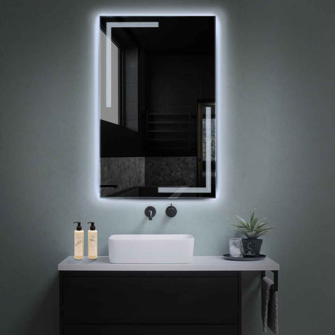 Espejo LED Vertical | Control por interruptor de pared | Luz blanca fría - Reyze Seria Minimal Model 2