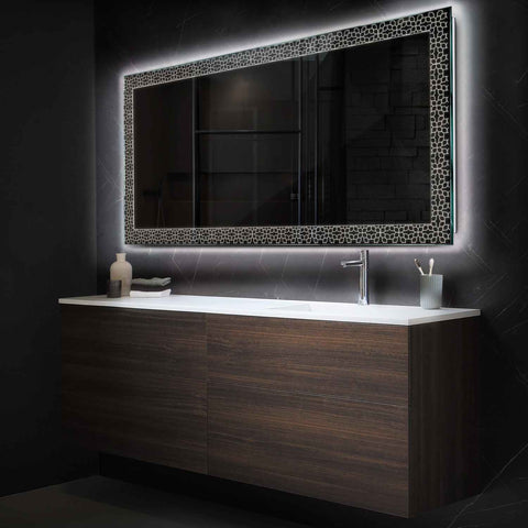 Espejo LED Rectangular | Control por interruptor de pared | Luz blanca neutra - Reyze Seria Official Model 1