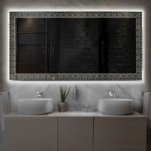 Espejo LED Rectangular | Control por interruptor de pared | Luz blanca neutra - Reyze Seria Official Model 1