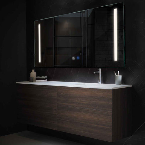 Espejo LED Rectangular | Botones táctiles | Función antivaho | Luz blanca neutra - Reyze Seria Salono Model 5
