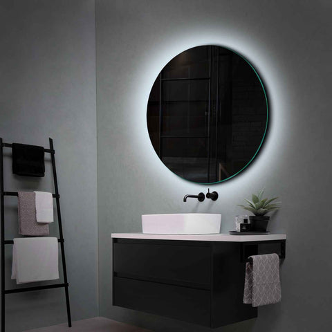 Espejo LED Redondo | Control por interruptor de pared | Luz blanca fría - Reyze Seria Ambient Model 1