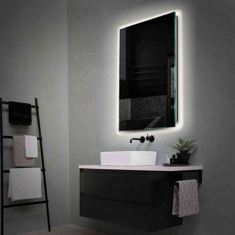 Espejo LED Vertical | Control por interruptor de pared | Luz blanca neutra - Reyze Seria Ambient Model 1