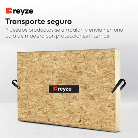 Espejo LED Rectangular | Botones táctiles | Función antivaho | Luz blanca cálida - Reyze Seria Edge Model 7